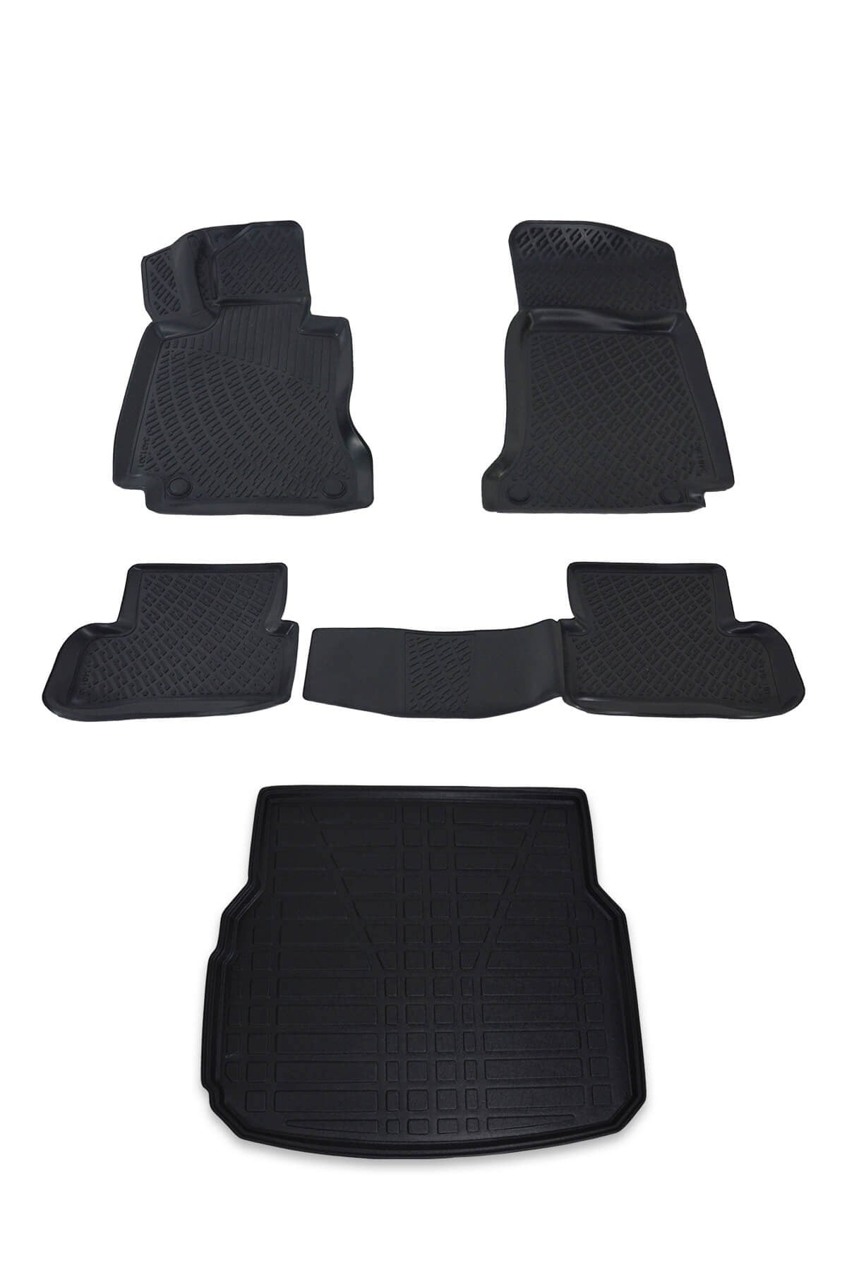 Mercedes C Serisi S204 Stw-T-Mod 2007-13 Havuzlu Paspas ve Bagaj Seti Bizymo