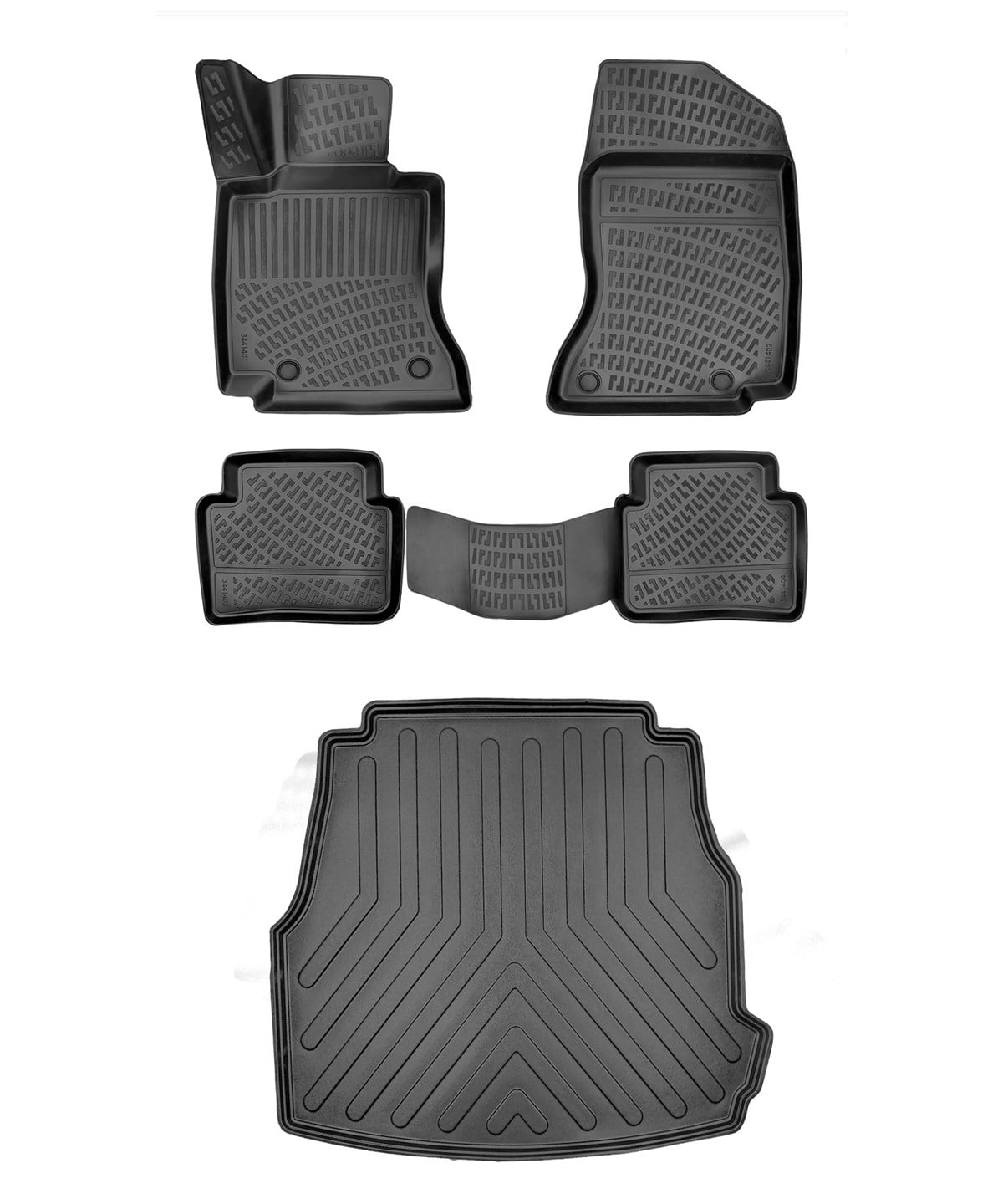 Mercedes C Serisi W206 2021+ 3D Paspas ve Bagaj Havuzu Seti Bizymo
