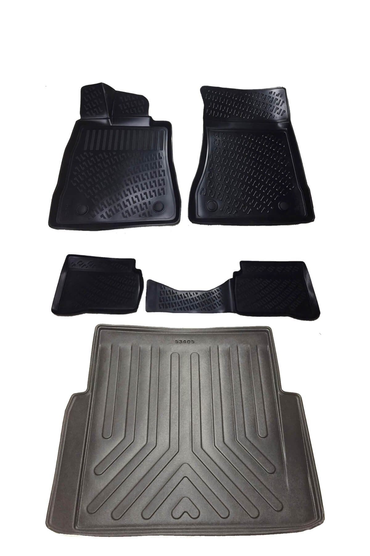 Mercedes S Serisi W221 2006-13 Havuzlu Paspas + Bagaj Havuzu Seti