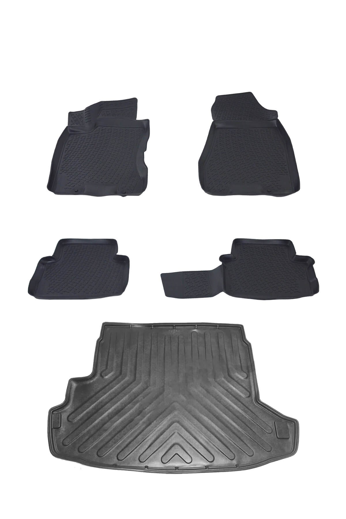 Nissan X-Trail Suv 2008-2013 Havuzlu Paspas ve Bagaj Seti Bizymo