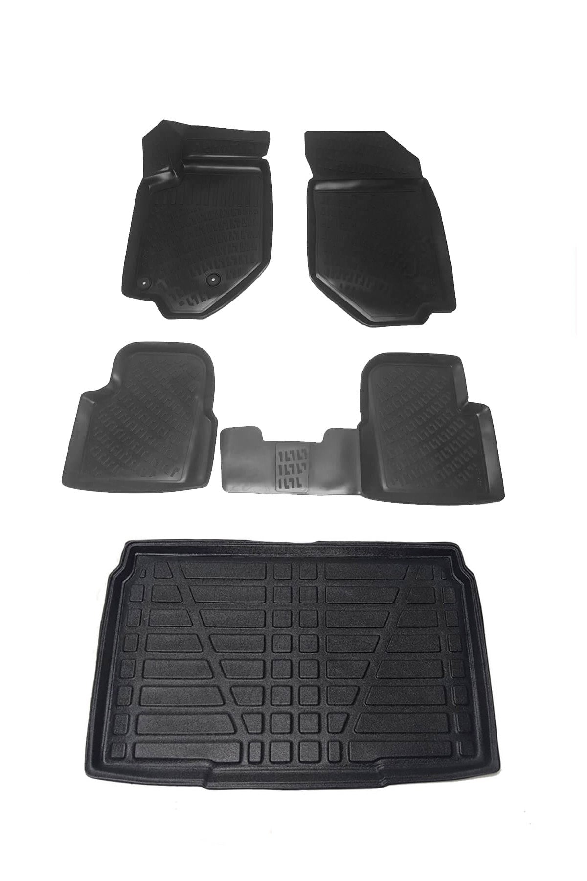 Opel Corsa F 2019+ 3D Havuzlu Paspas ve Bagaj Havuzu Bizymo Set