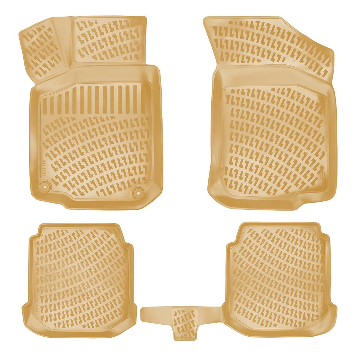Seat Leon  1998-2004 Rizline 3D Havuzlu BEJ Paspas