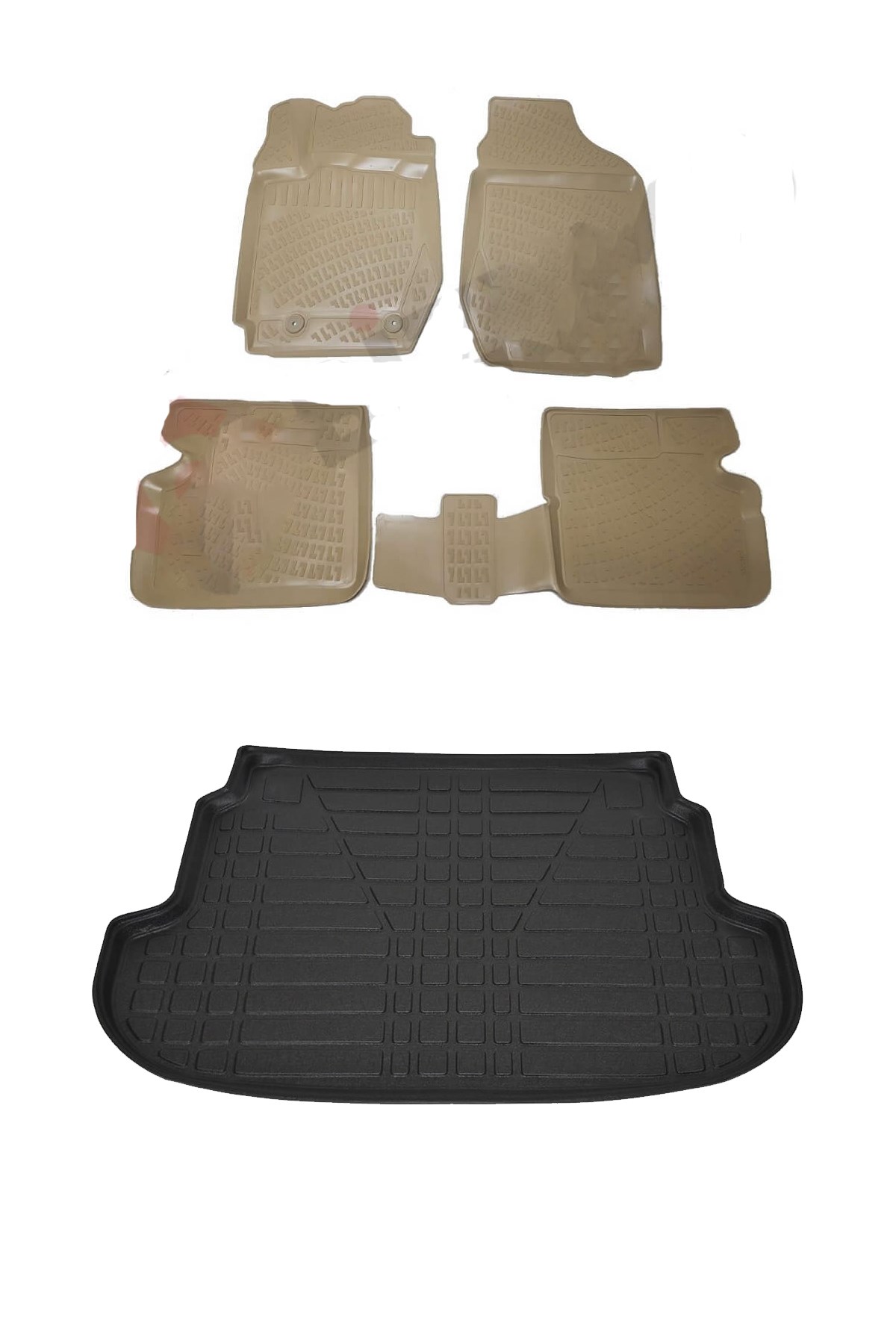 Toyota Corolla Sw 2003-2007 Bej Paspas Ve Bagaj Havuzu Seti