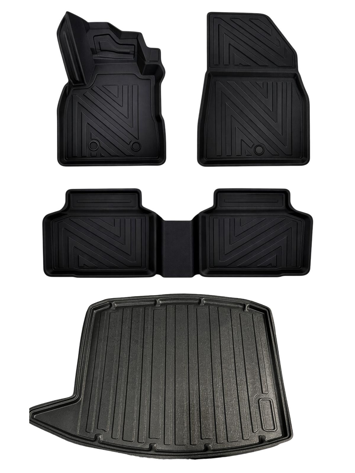 Volkswagen Golf 6 2009-2012 Uyumlu 4D Premium Paspas ve Bagaj Havuzu Seti Bizymo