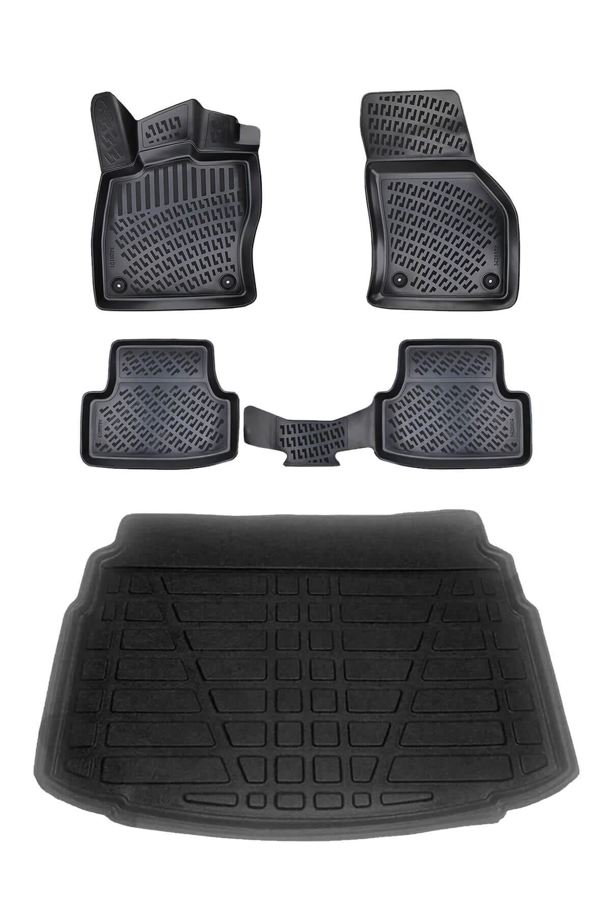 Volkswagen Golf 8 (Manuel Vites) 3D Paspas ve (Alt) Bagaj Seti Bizymo