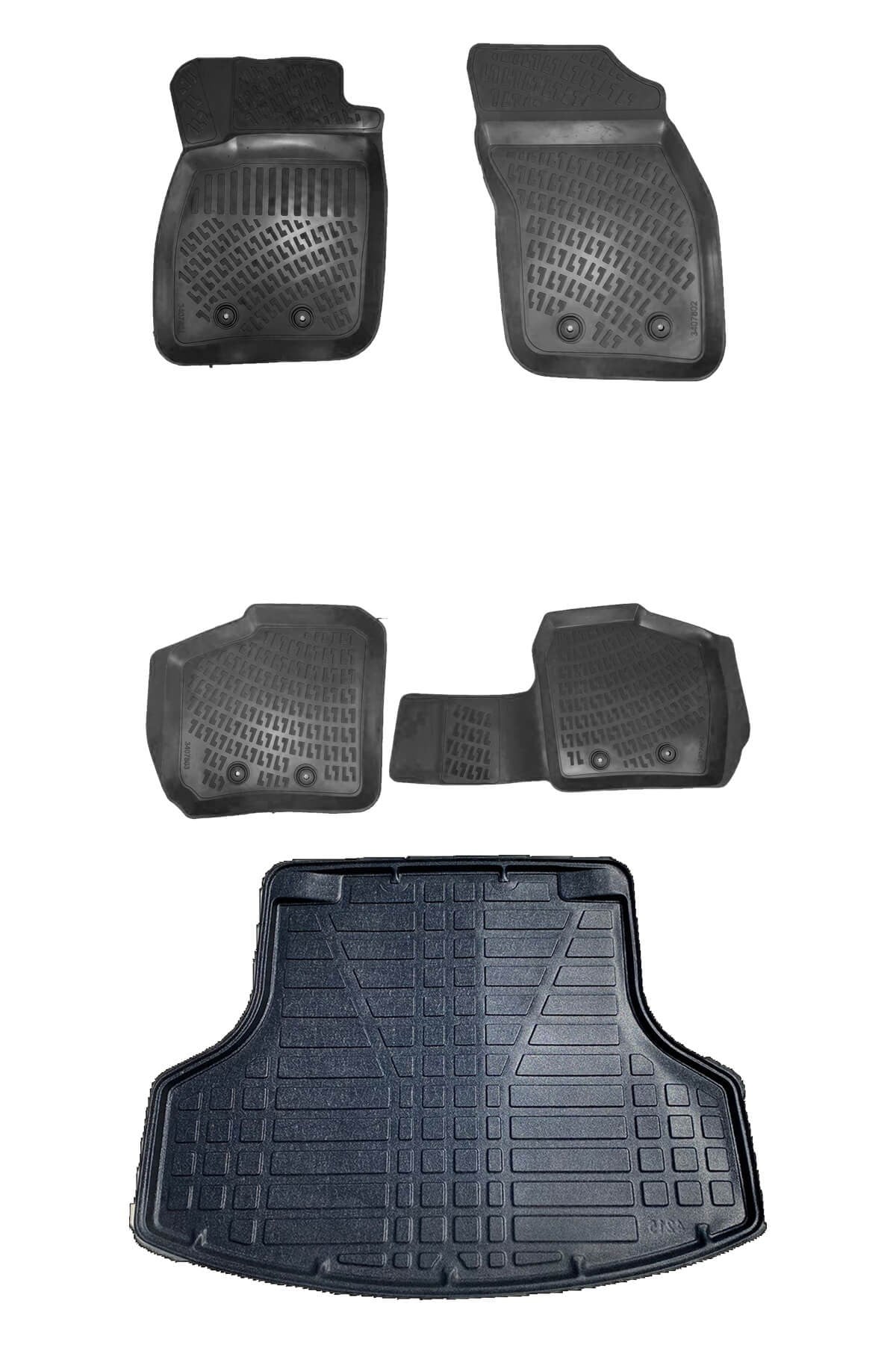 Volvo S40 1999-2004 3D Havuzlu paspas ve Bagaj Havuz Seti Bizymo