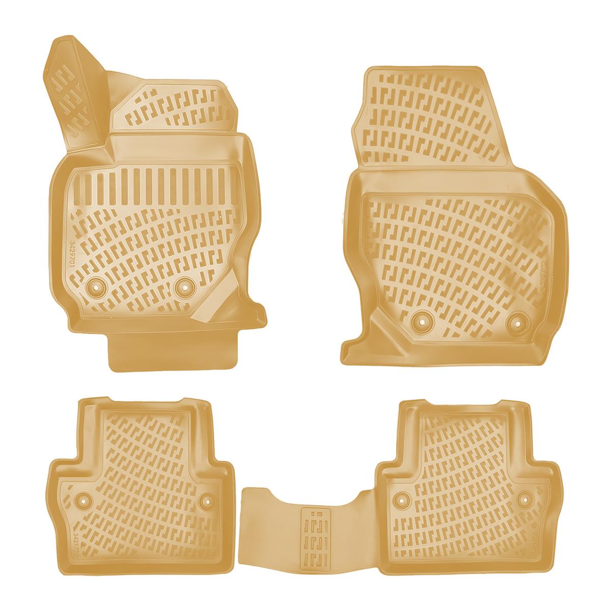 Volvo S80 2006-2016 Rizline 3D Havuzlu BEJ Paspas