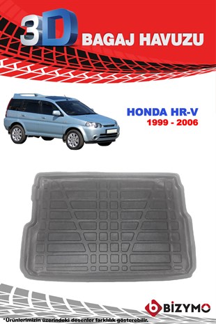 Honda HRV 1999-2006 3D Bagaj Havuzu Bizymo