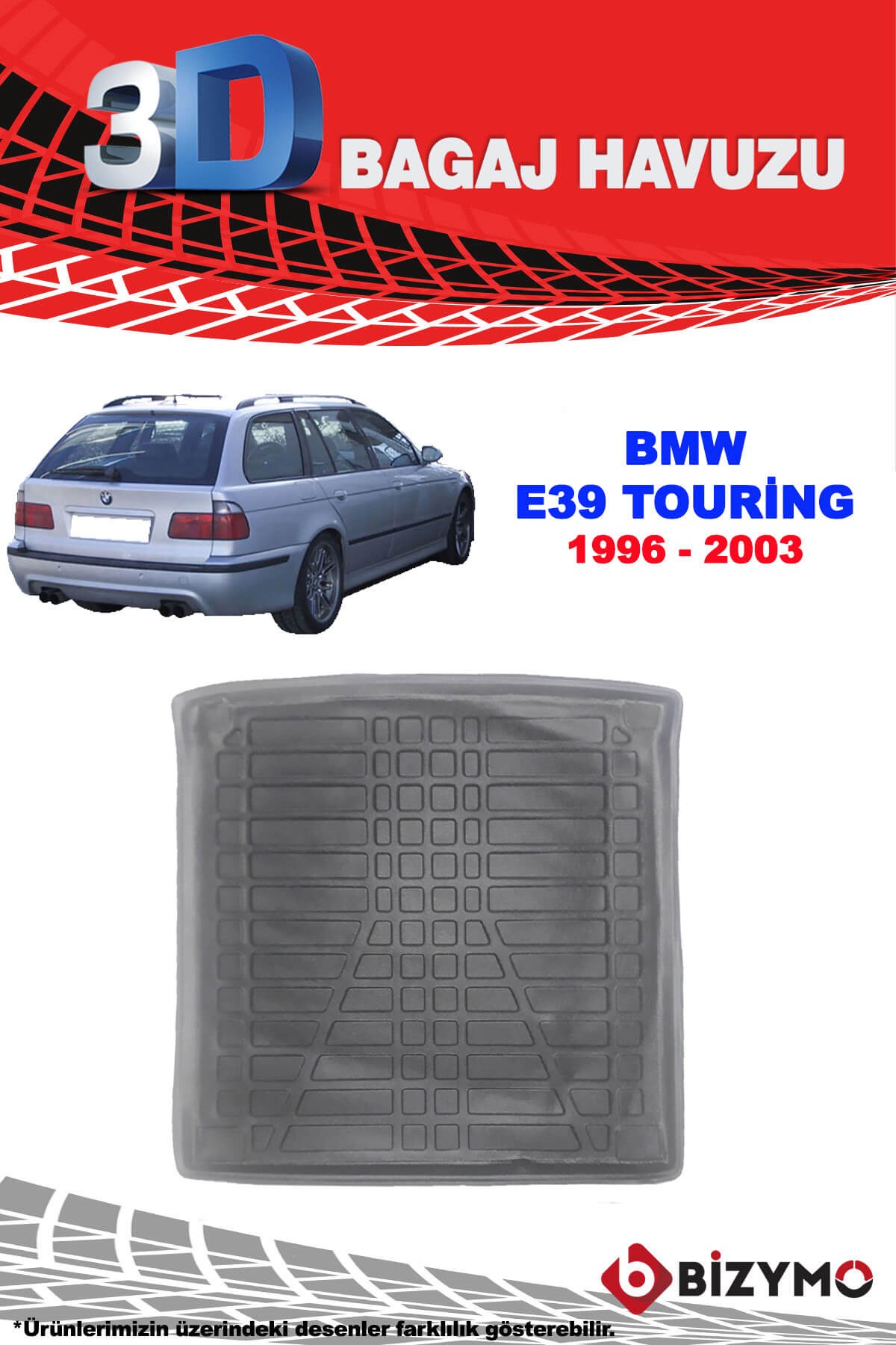 Bmw 5 Serisi E39 Touring 3D Bagaj Havuzu Bizymo