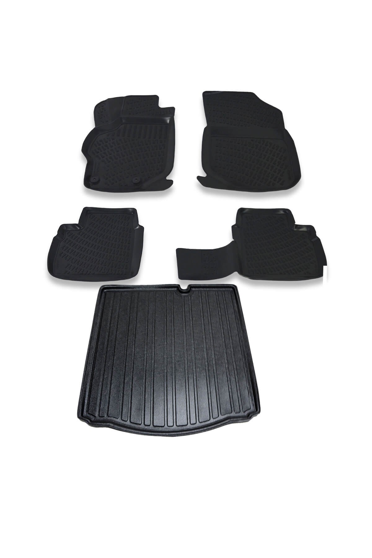 Citroen C-Elysee 2012 Ve Sonrası Paspas Ve Bagaj Havuzu Seti