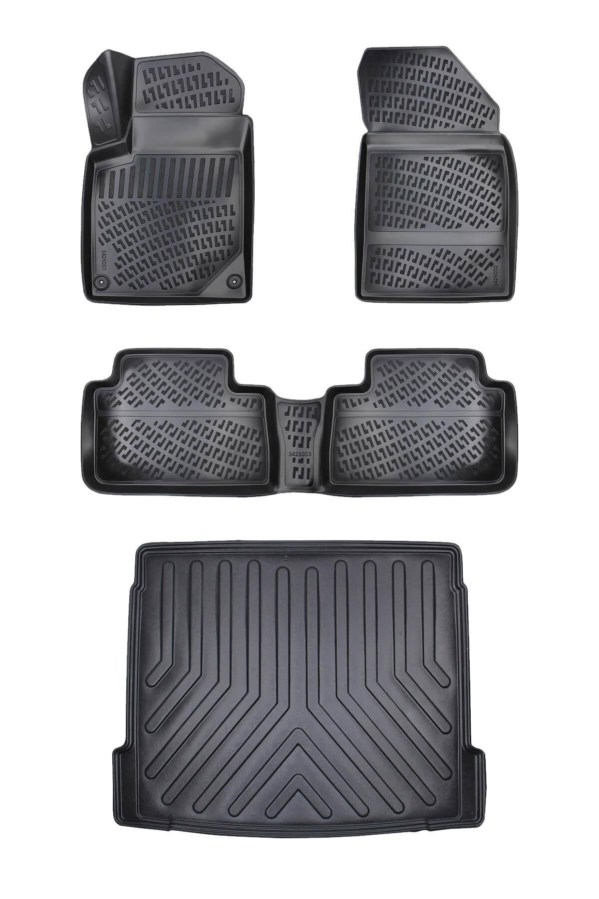 Citroen C5 2001-2007 3D Paspas ve Bagaj Seti Bizymo