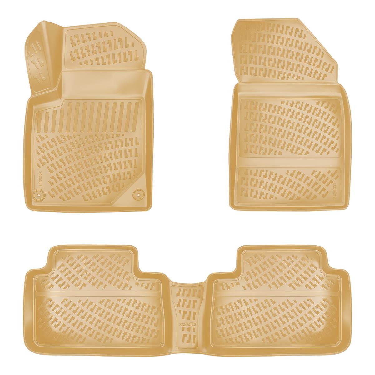 Citroen C5  2001-2007 Rizline 3D Havuzlu BEJ Paspas