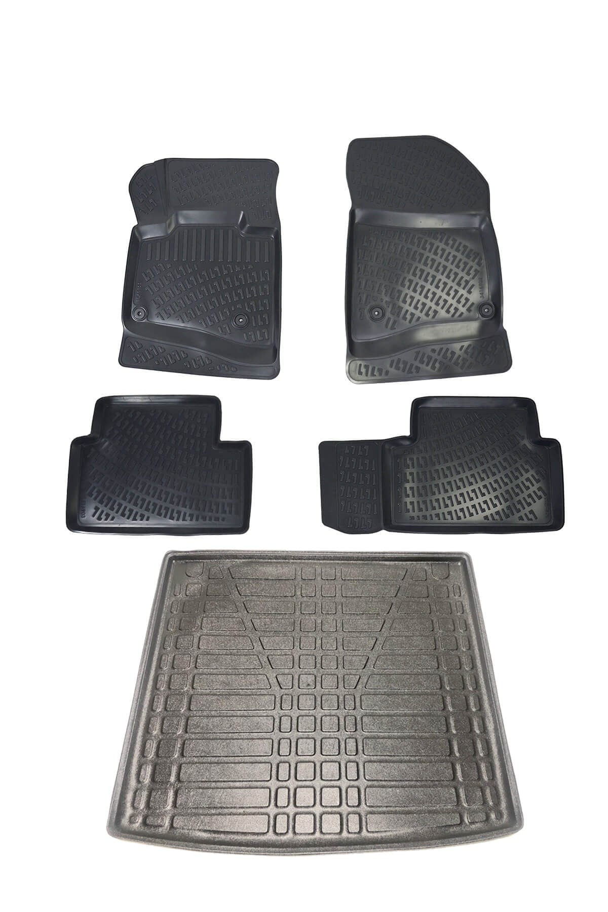 Citroen C5 Tourer Stw 2008-17 Havuzlu Paspas + Bagaj Seti Bizymo
