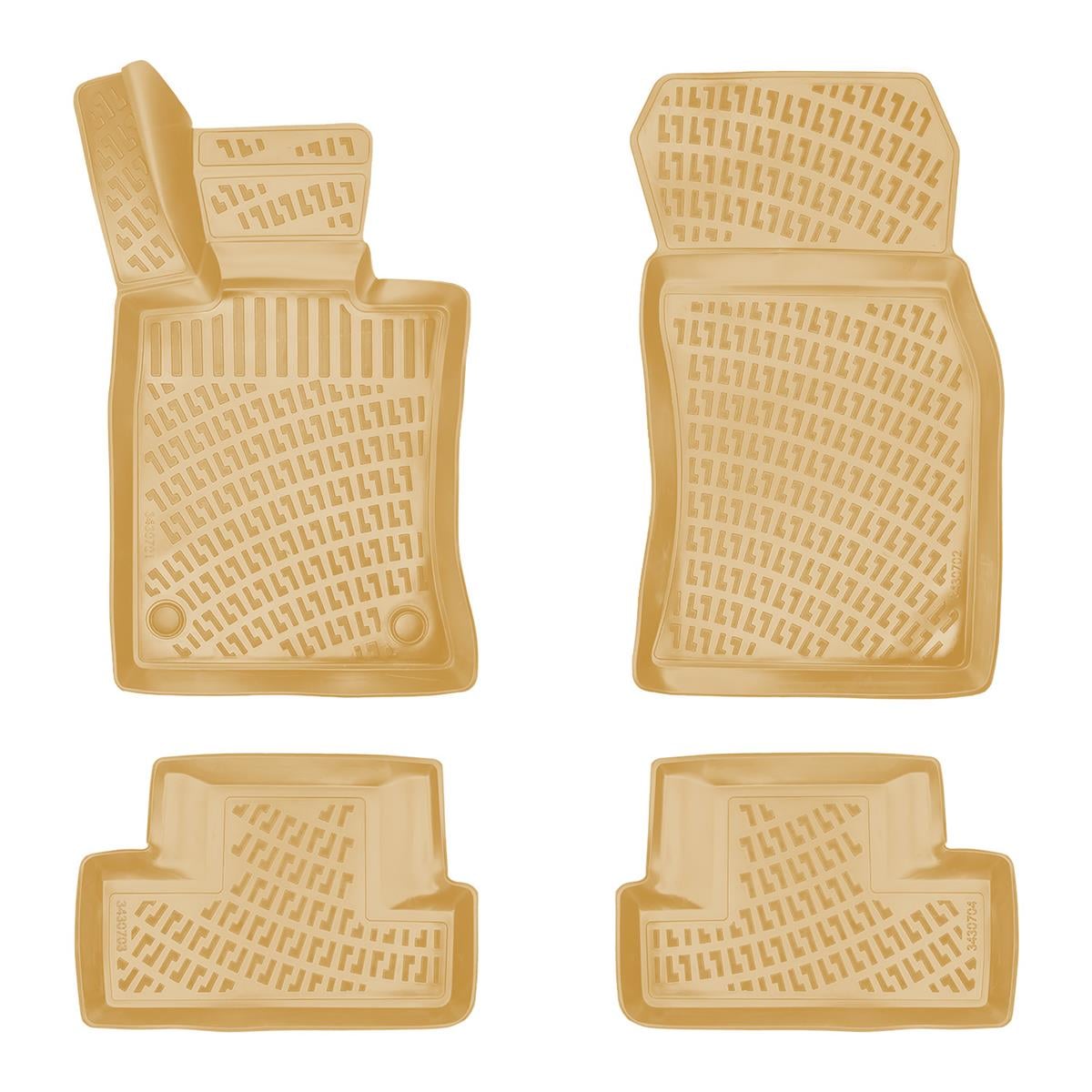 Cooper R56 2006-2013 Rizline 3D Havuzlu BEJ Paspas