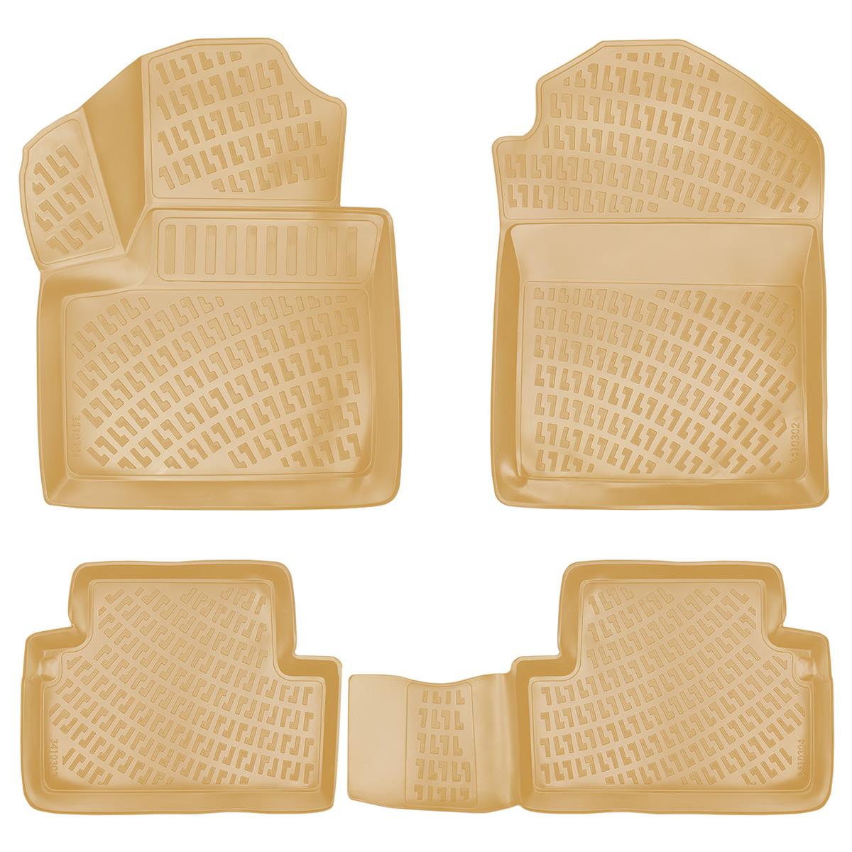 Ford Connect 2002-2013 Rizline 3D Havuzlu BEJ Paspas
