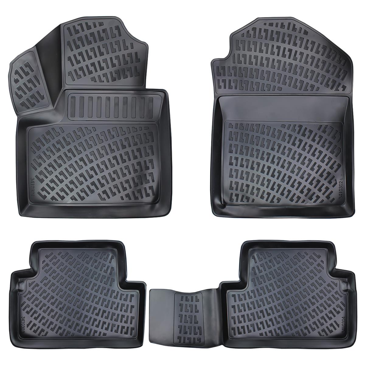 Ford Connect PANELVAN (2 Parça) 2002-2013 Rizline 3D Havuzlu Paspas