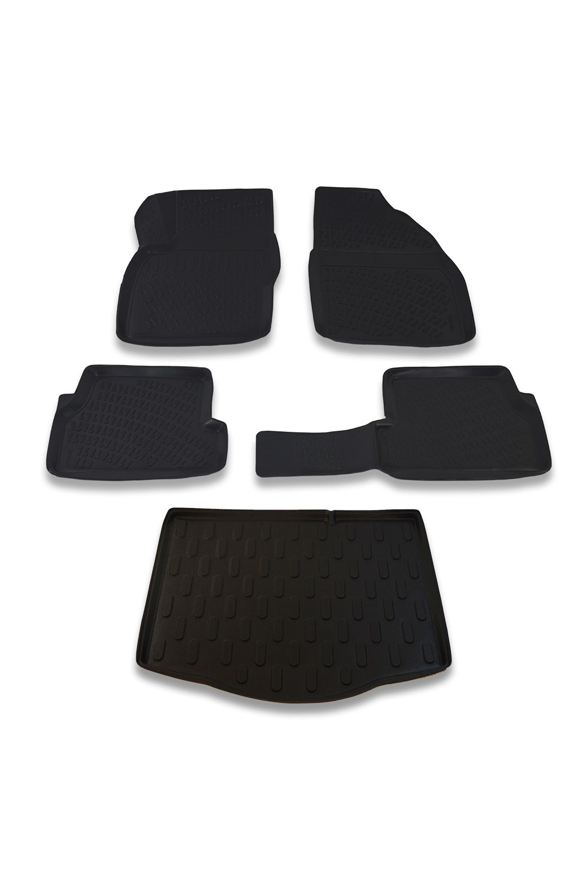 Ford Focus 2 Hb Kalın Stepne 2005-2011 Paspas ve Bagaj Havuzu Seti