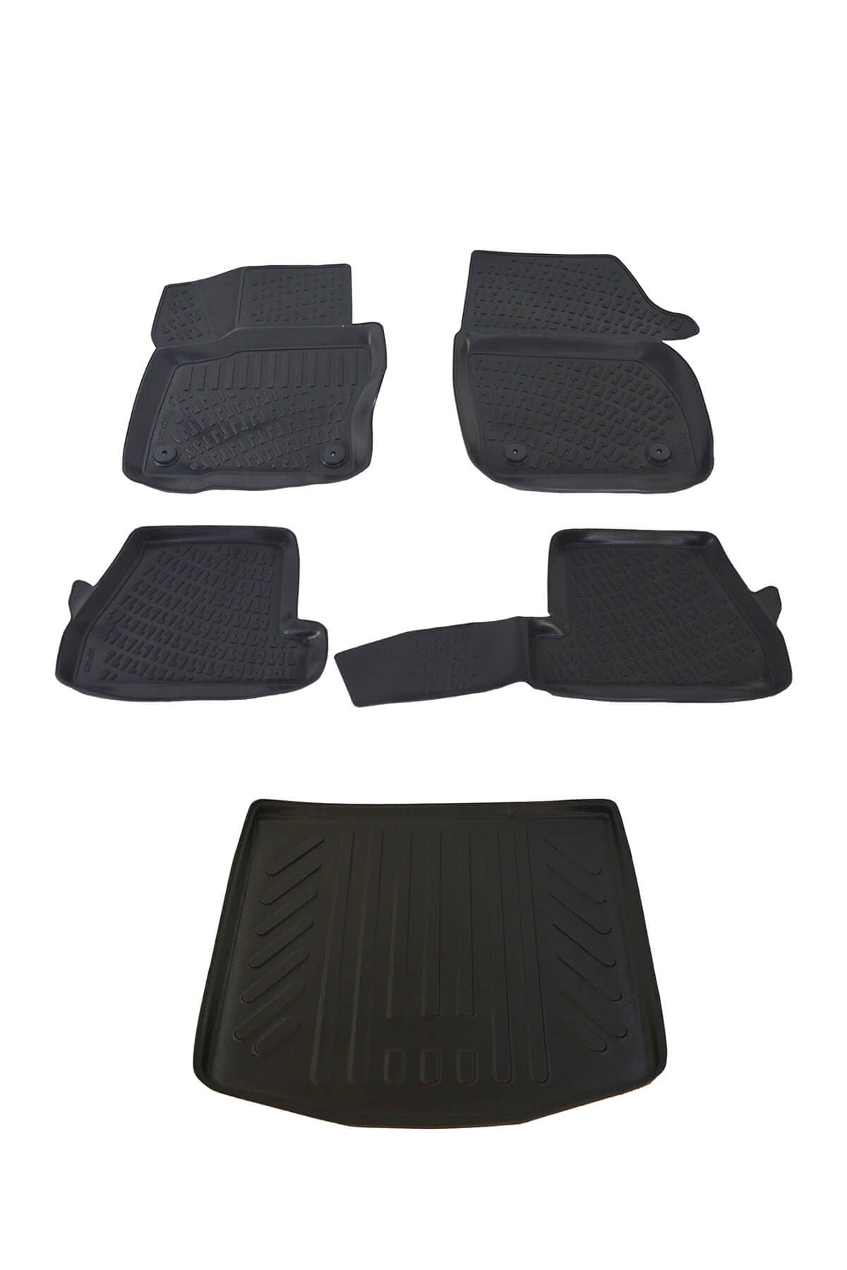 Ford Focus 3 Sedan 2011-2014 Havuzlu Paspas ve Bagaj Seti Bizymo