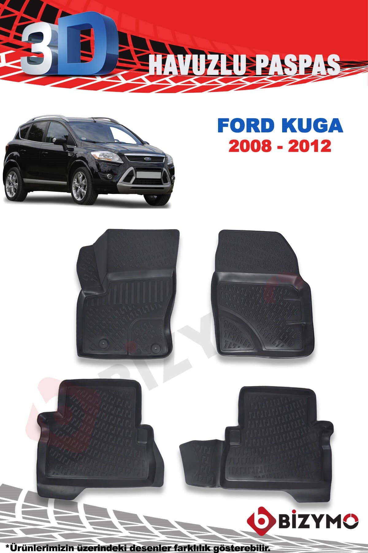 Ford Kuga Suv 2008-2012 3D Paspas Takımı Bizymo