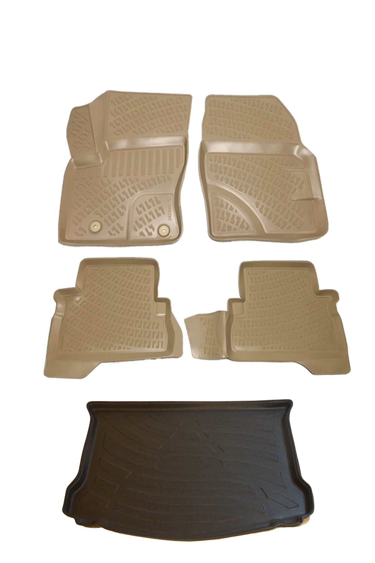 Ford Kuga Suv Bej 2008-2012 Havuzlu Paspas ve Bagaj Seti Bizymo