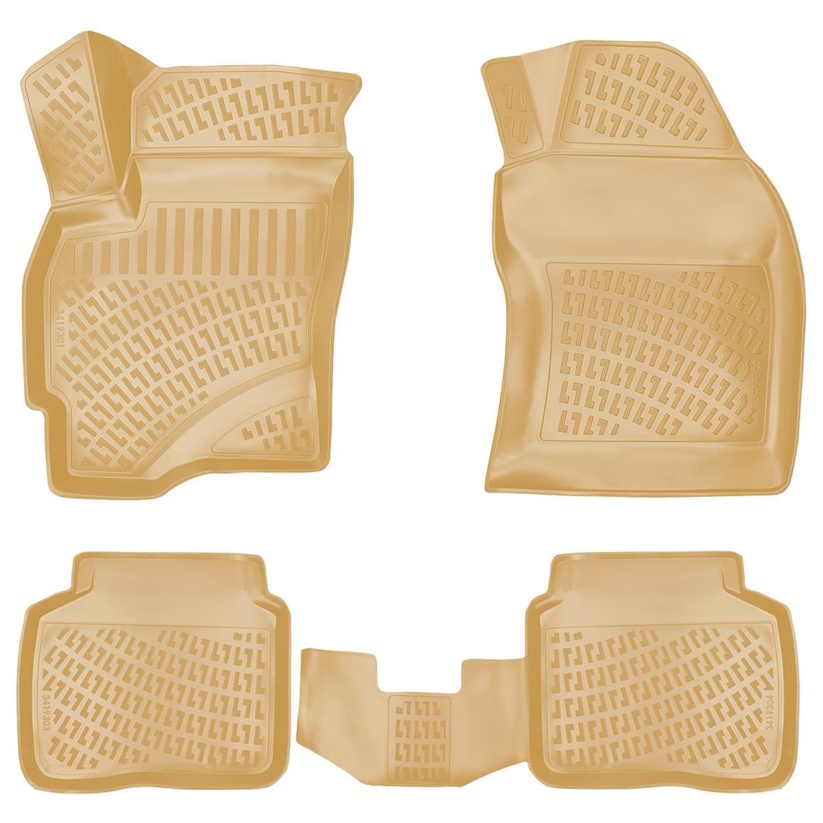 Ford Mondeo 2001-2007 Rizline 3D Havuzlu BEJ Paspas
