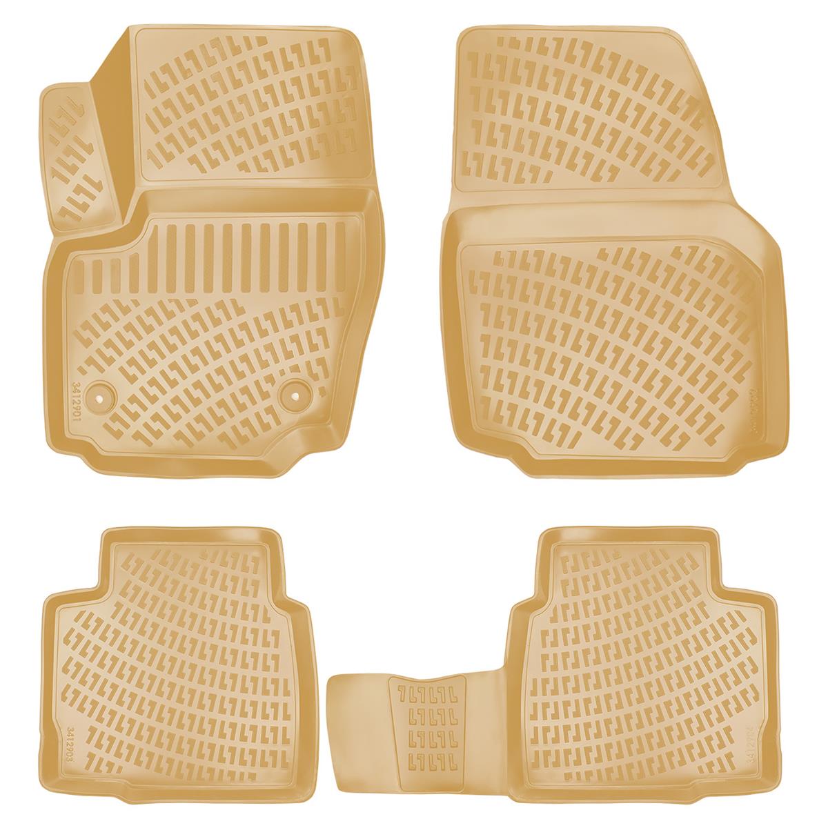 Ford Mondeo 2007-2014 Rizline 3D Havuzlu BEJ Paspas