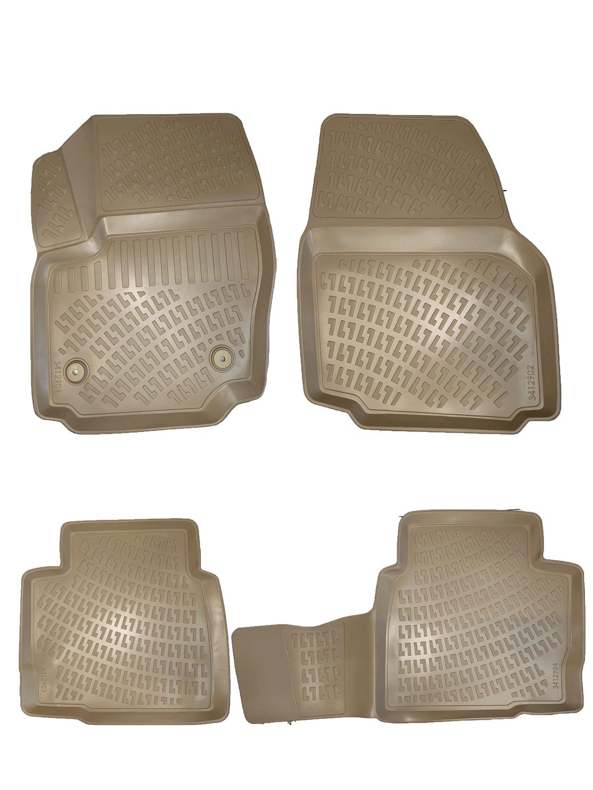 Ford Mondeo 2008-2014 3D Havuzlu Bej Paspas Bizymo