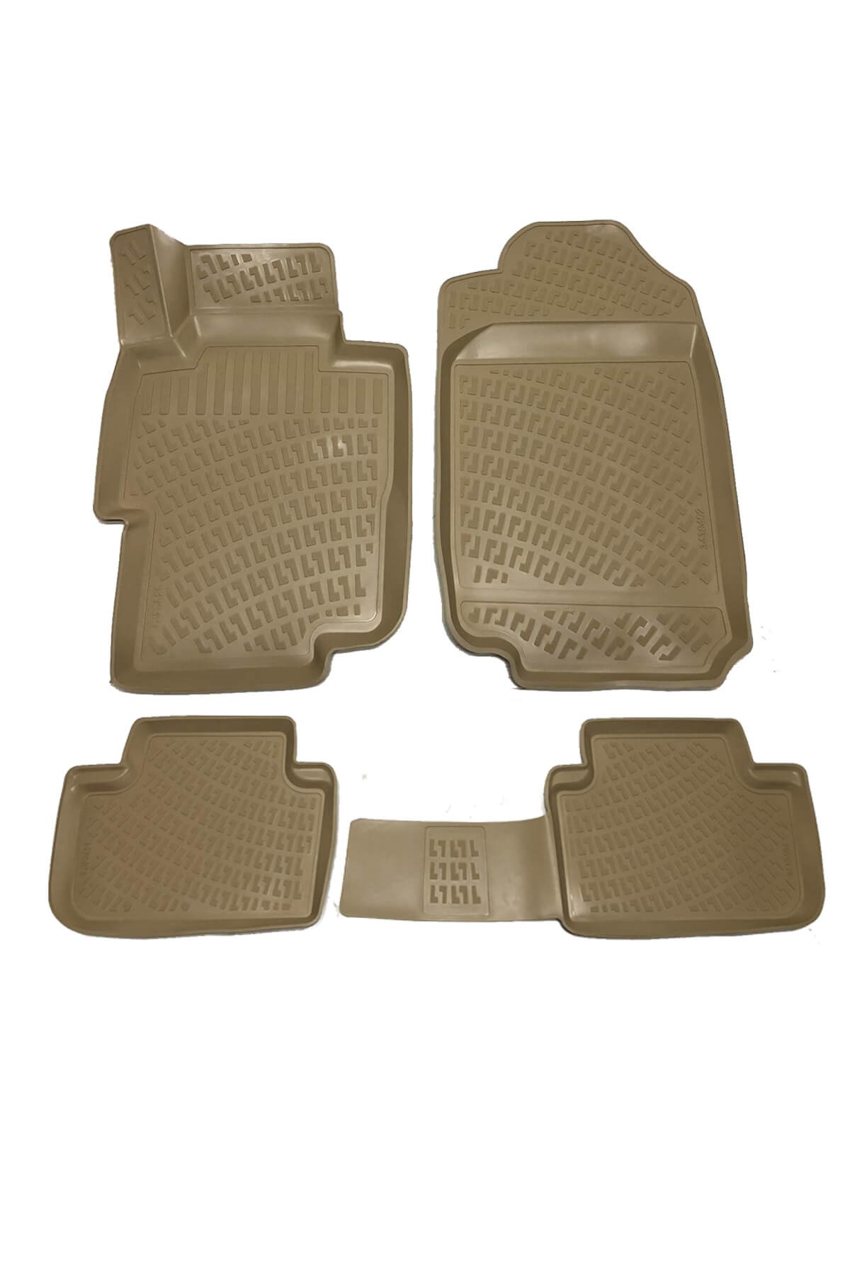 Honda Accord 2003-2008 3D Havuzlu Bej Paspas Takımı Bizymo