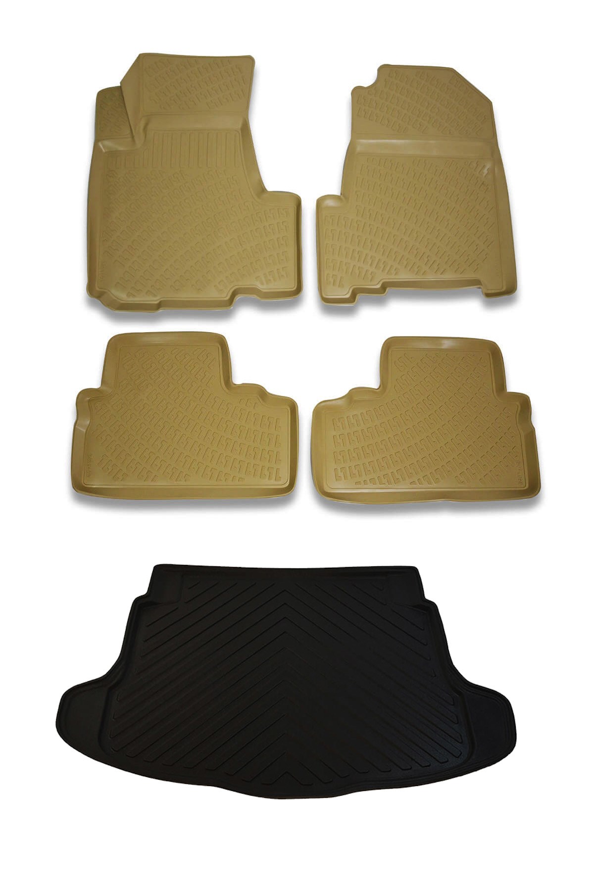 Honda Crv Suv 2007-2013 Bej Paspas ve Bagaj Havuzu Seti