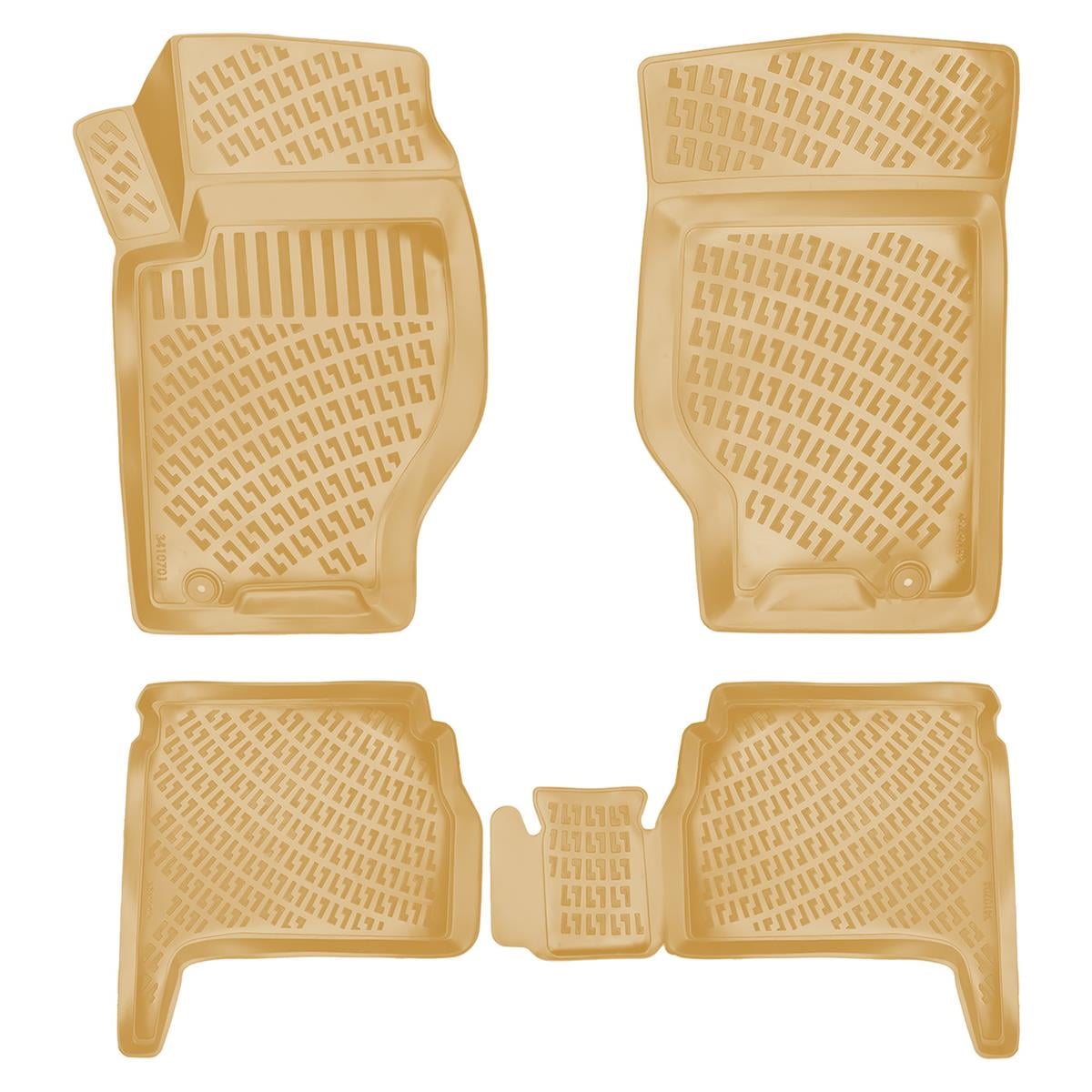 Kia Sorento  2002-2009 Rizline 3D Havuzlu BEJ Paspas