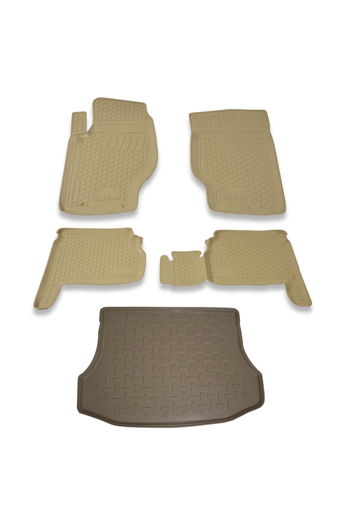 Kia Sorento 2003-2009 Bej Paspas Ve Bej Bagaj Havuzu Seti
