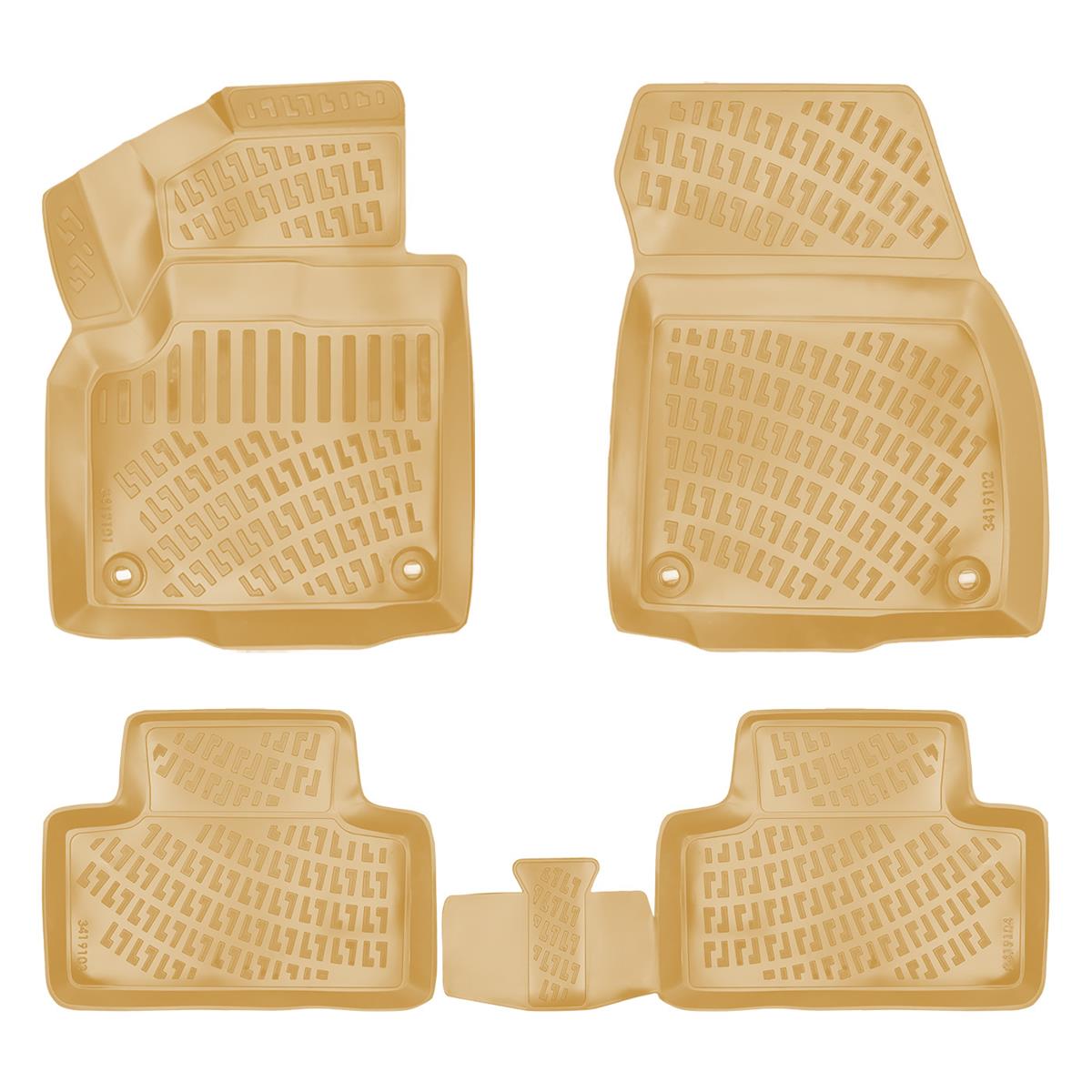 Land Rover Evogue 2011-2019 Rizline 3D Havuzlu BEJ Paspas