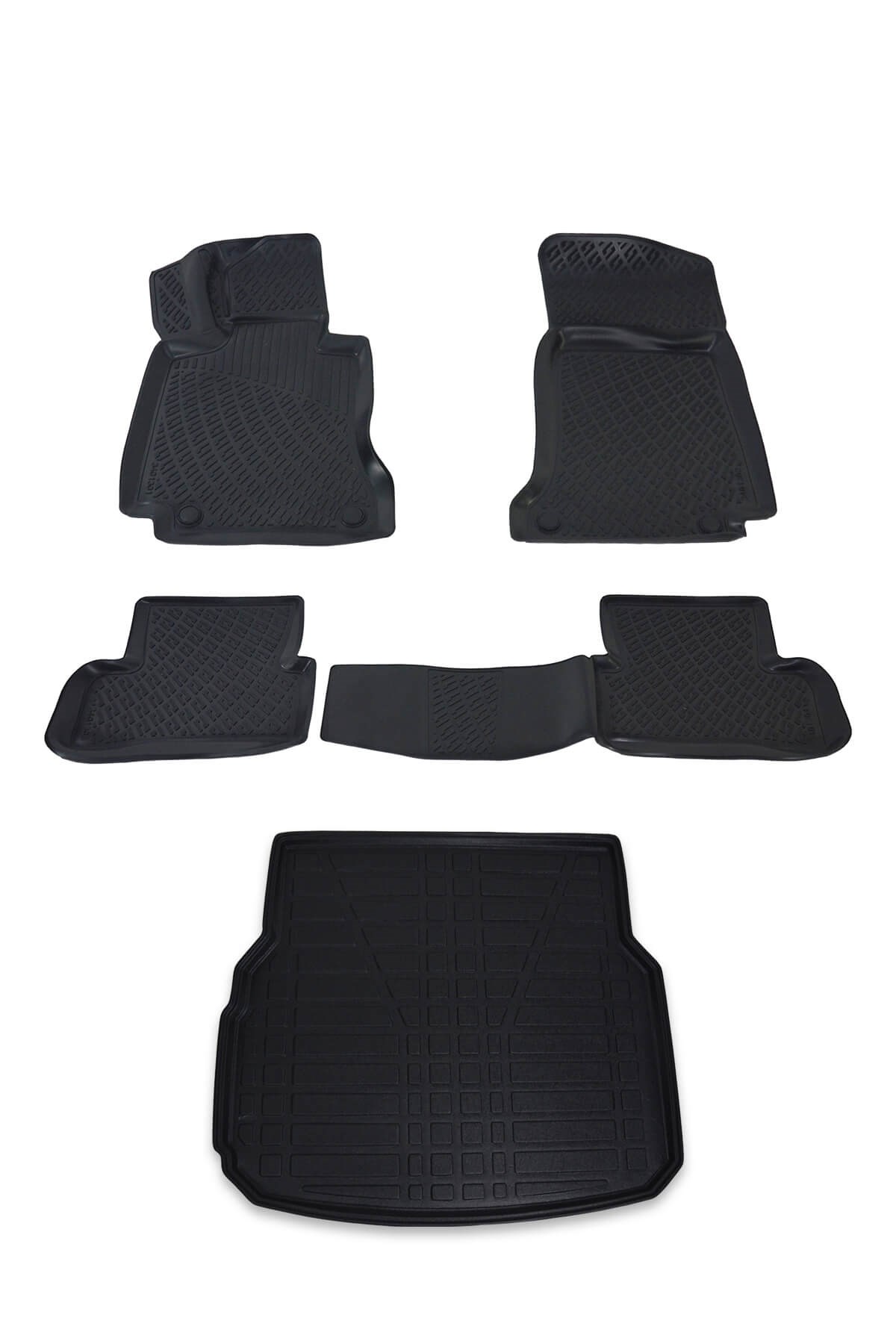 Mercedes C Serisi S204 Stw-T-Mod 2007-13 Havuzlu Paspas ve Bagaj Seti Bizymo