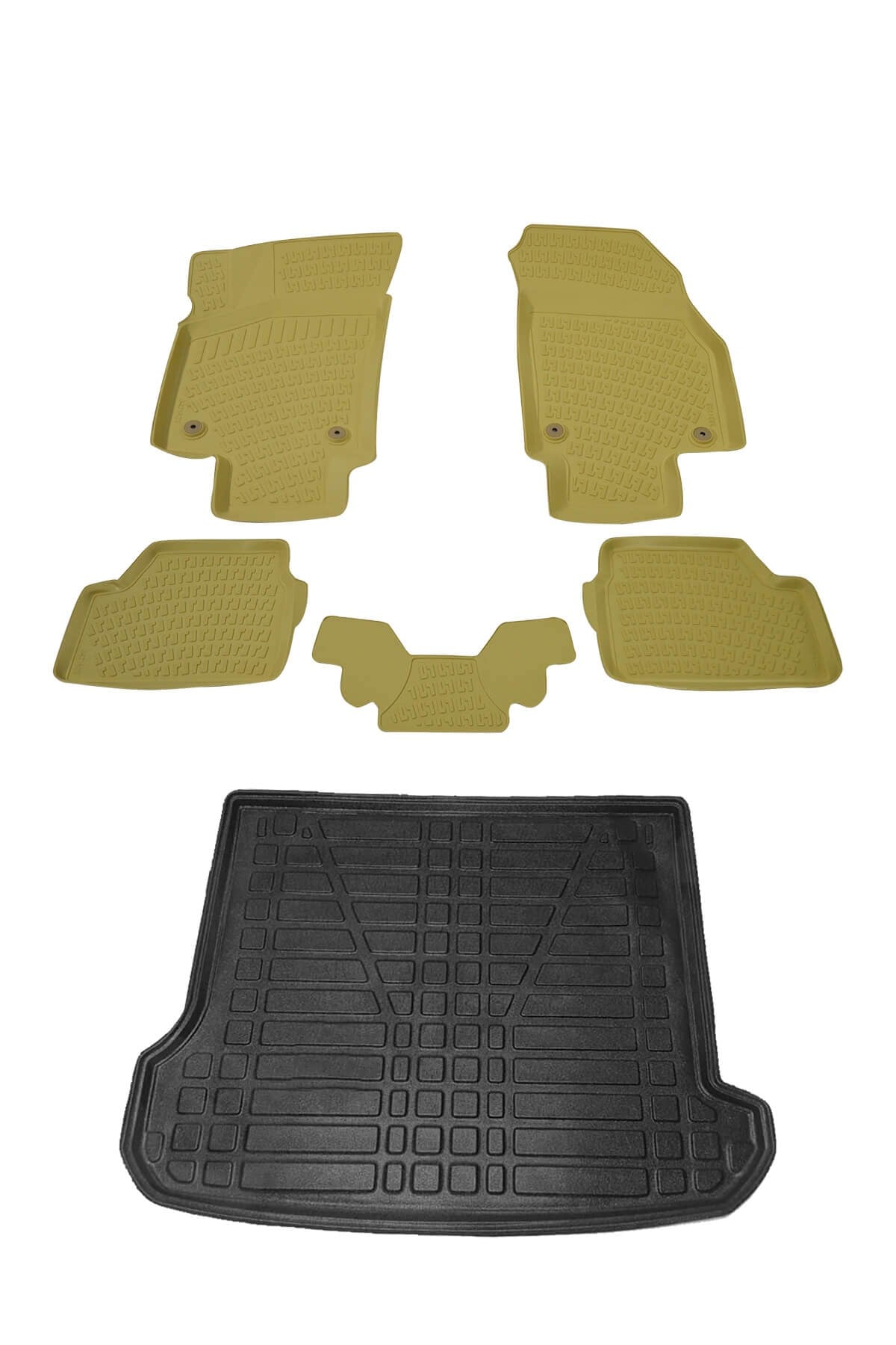 Opel Astra G Sw Bej 1998-2003 Havuzlu Paspas + Bagaj Seti Bizymo