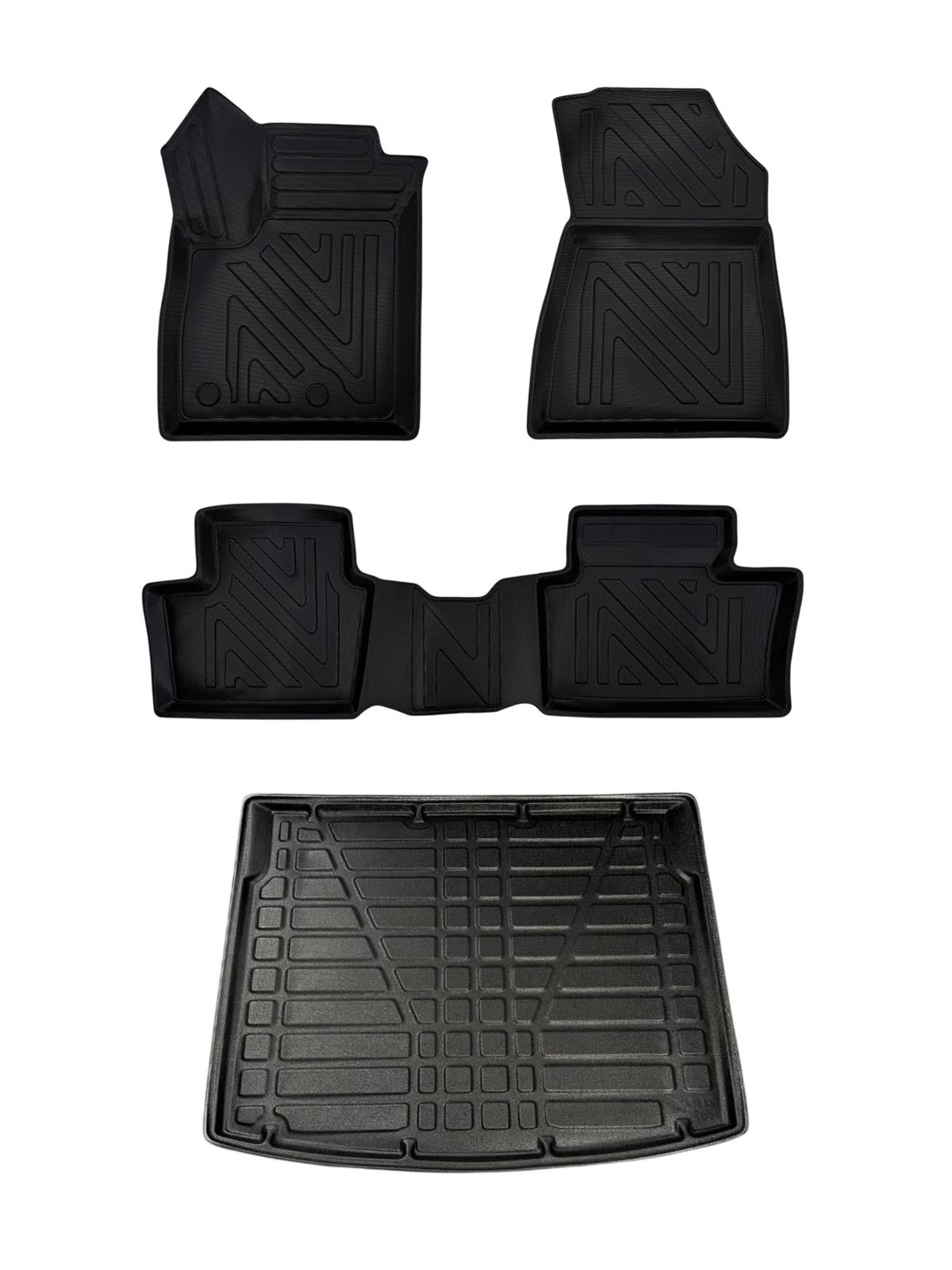 Renault Austral 2023 Sonrası 4D Premium Paspas ve Bagaj Havuzu Seti Bizymo