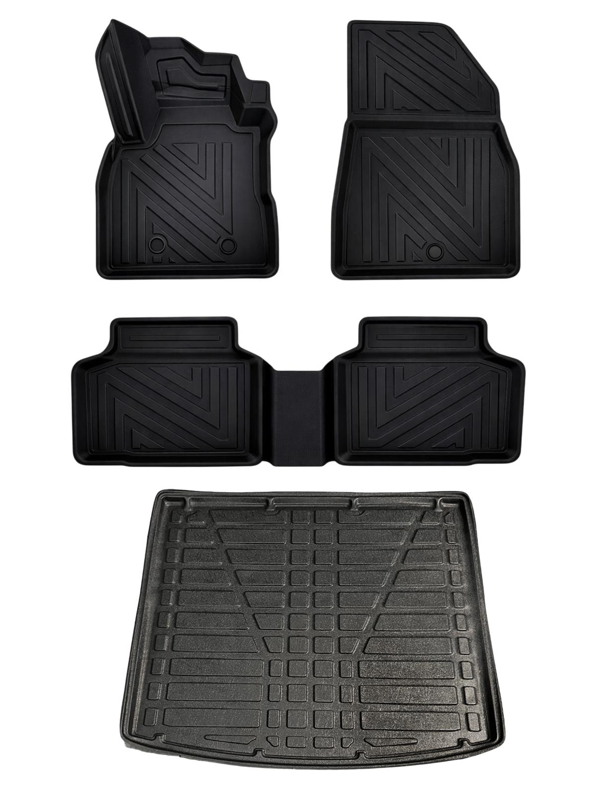 Renault Duster 2024 Sonrası 4D Premium Paspas ve Hybrid Üst Kademe Bagaj Havuzu Bizymo