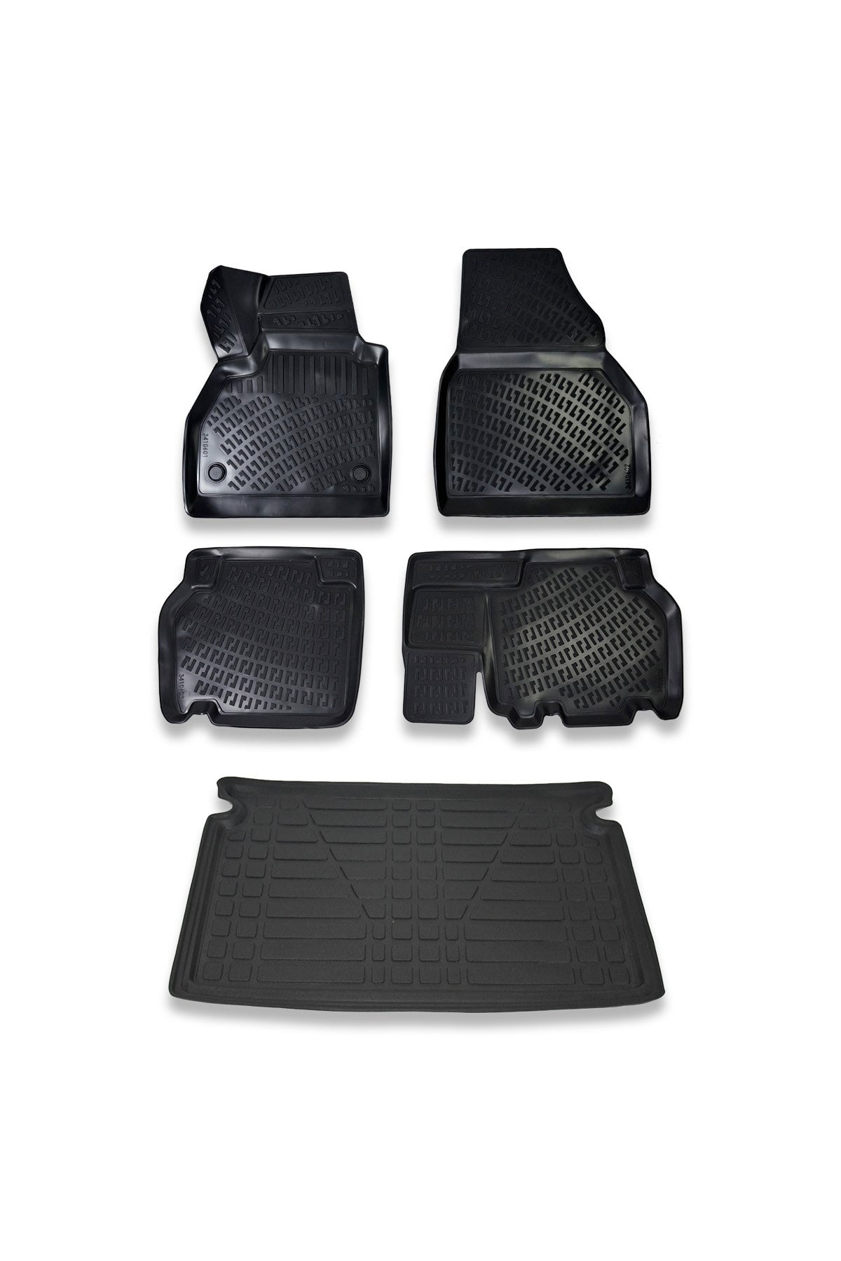 Renault Kangoo 2011-2016 Paspas ve Bagaj Havuzu Seti