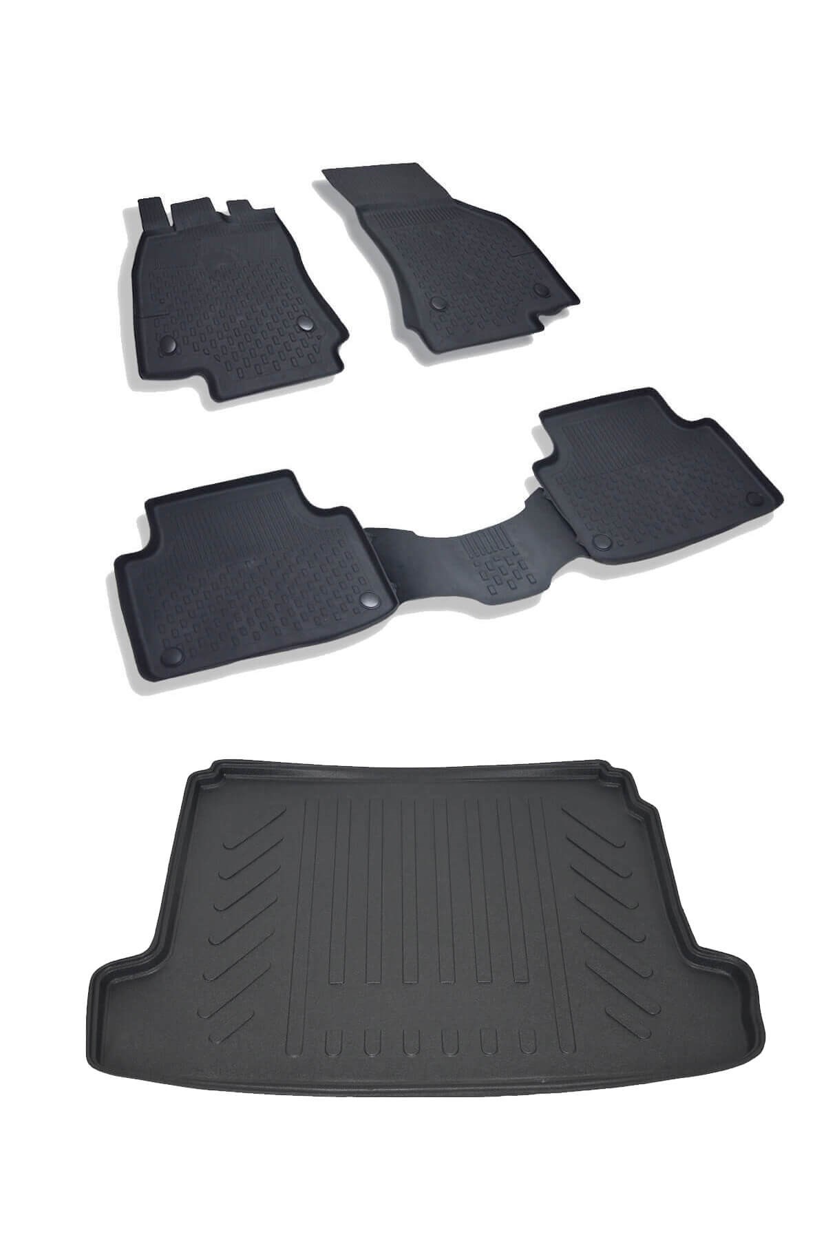 Renault Megane 2 Sedan 2004-2009 4,5D Havuzlu Paspas+ Bagaj Havuzu Set
