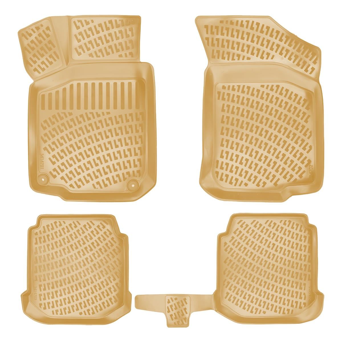 Seat Leon  1998-2004 Rizline 3D Havuzlu BEJ Paspas
