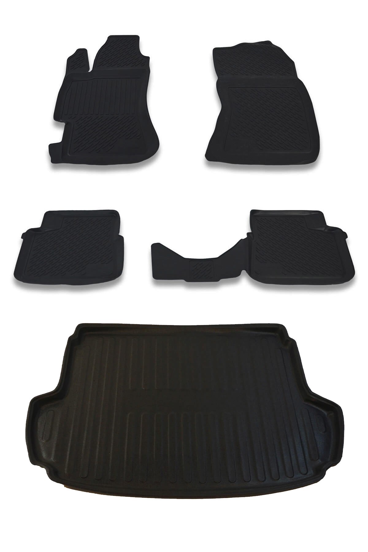 Subaru Forester Suv 2008-2012 Paspas ve Bagaj Havuzu Seti