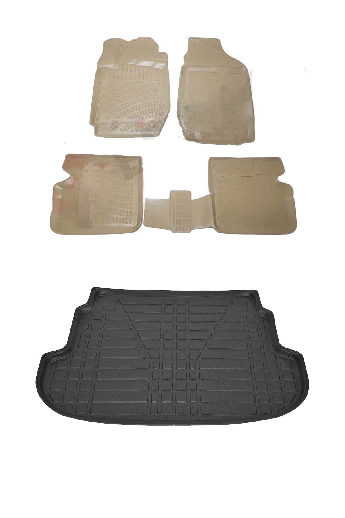 Toyota Corolla Sw 2003-2007 Bej Paspas Ve Bagaj Havuzu Seti
