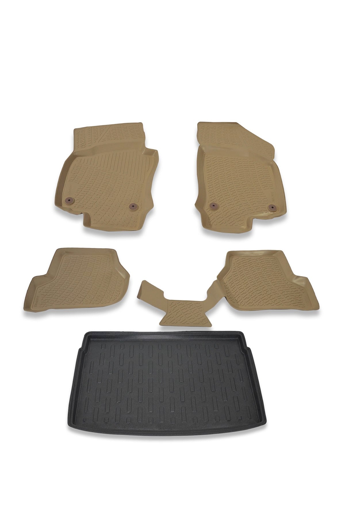 Volkswagen Golf 5 2004-2008 Bej Paspas ve Bagaj Havuzu Seti