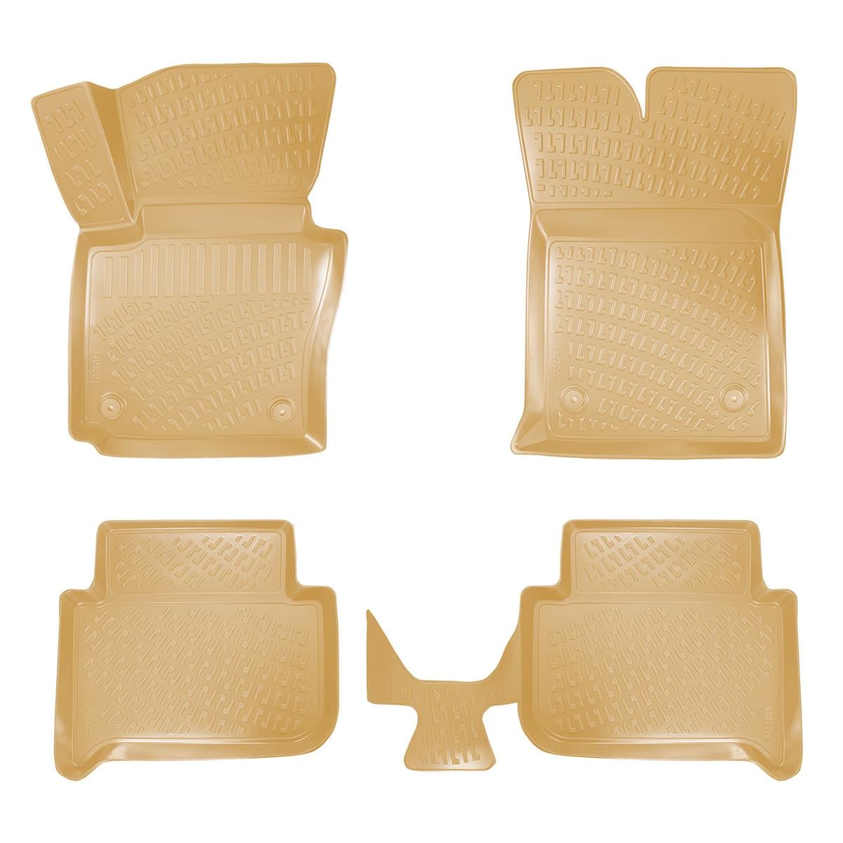 Volkswagen Touran 2003-2015 Rizline 3D Havuzlu BEJ Paspas