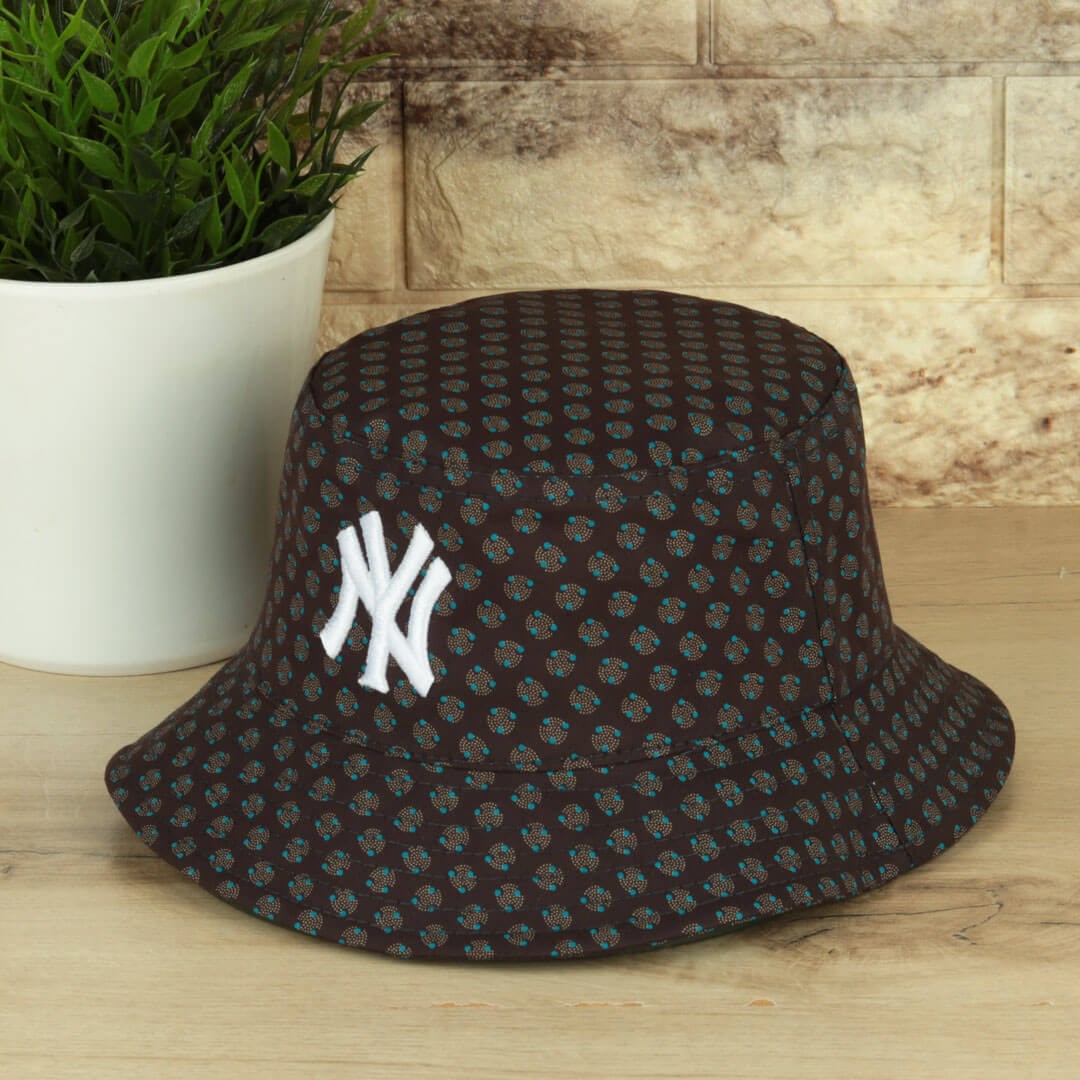 Yazlık Kahverengi NY Bucket Şapka