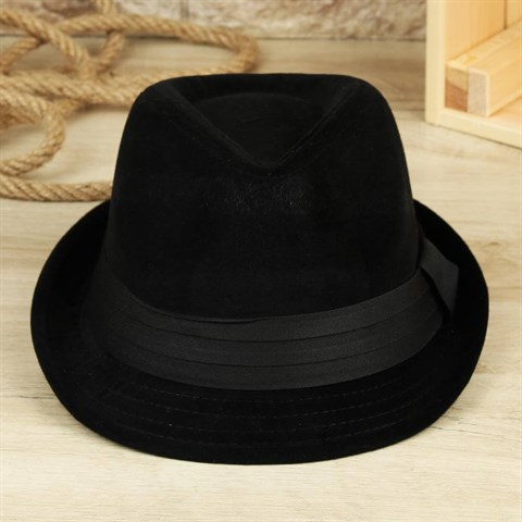 Erkek Siyah Fötr Şapka Sadece 154,99 TL. Bu Fırsatı Kaçırmayın! ┃ Beyler  Burada