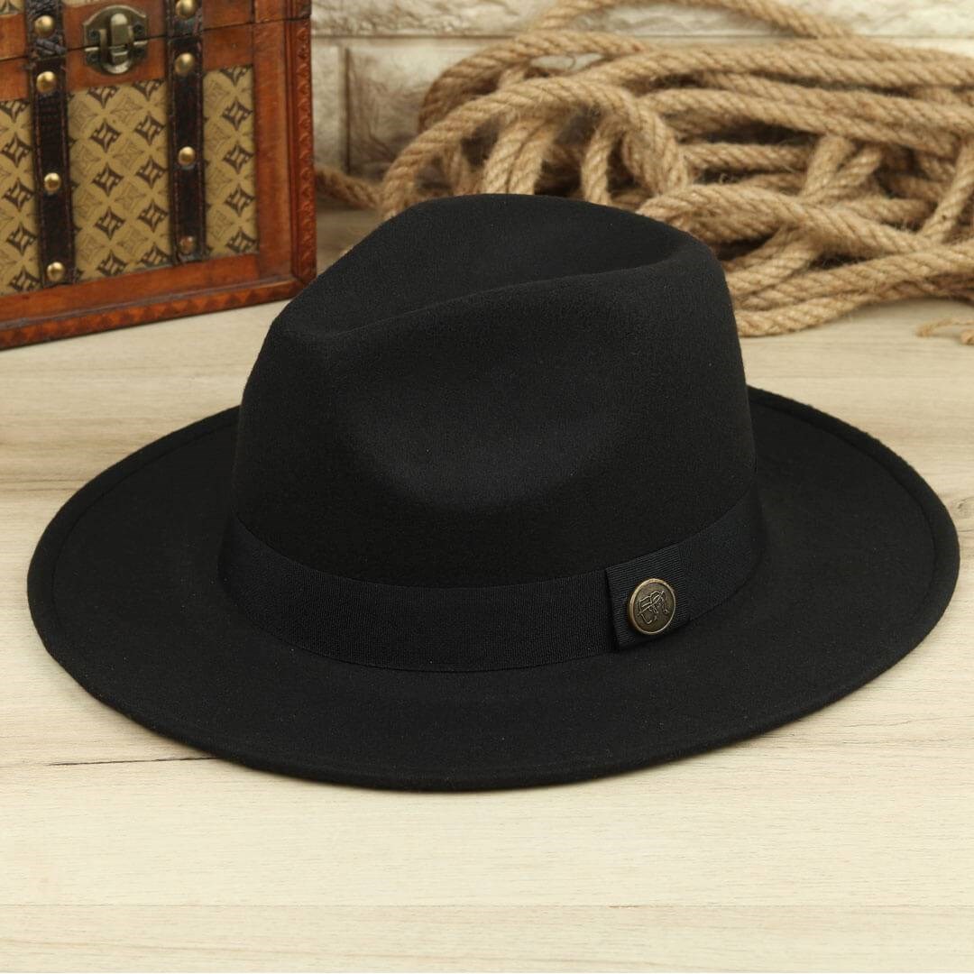 Kışlık Siyah Panama Fötr Erkek Şapka Sadece 249,99 TL. Bu Fırsatı  Kaçırmayın! ┃ Beyler Burada