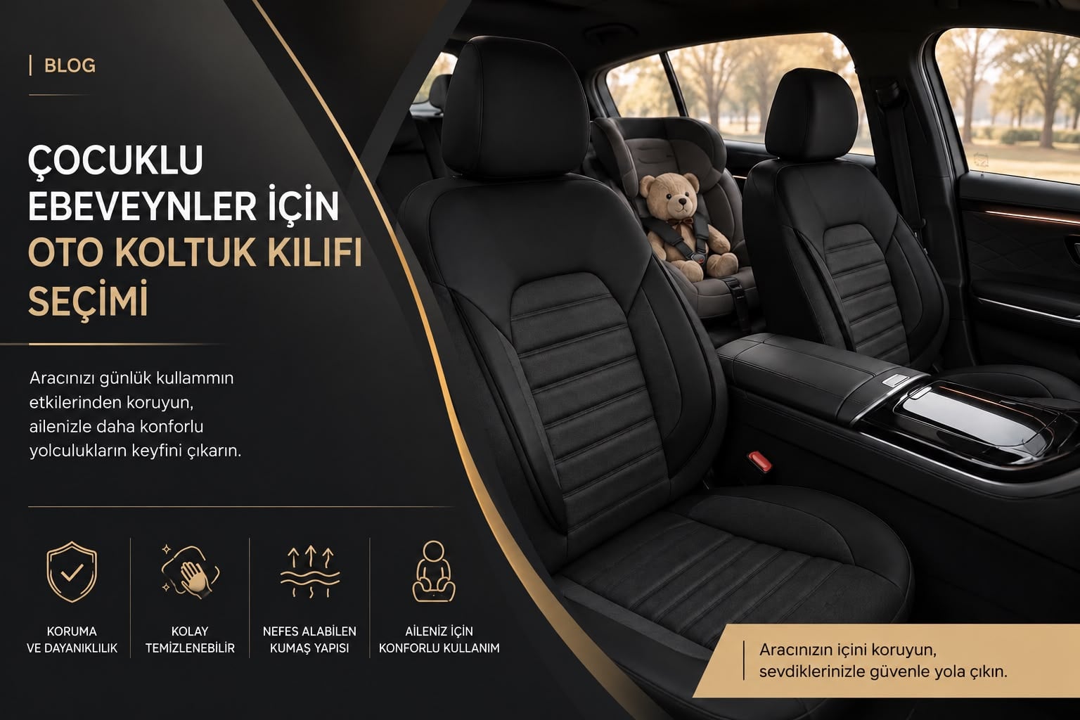 Çocuklu Ebeveynler İçin Oto Koltuk Kılıfı Seçimi Rehberi