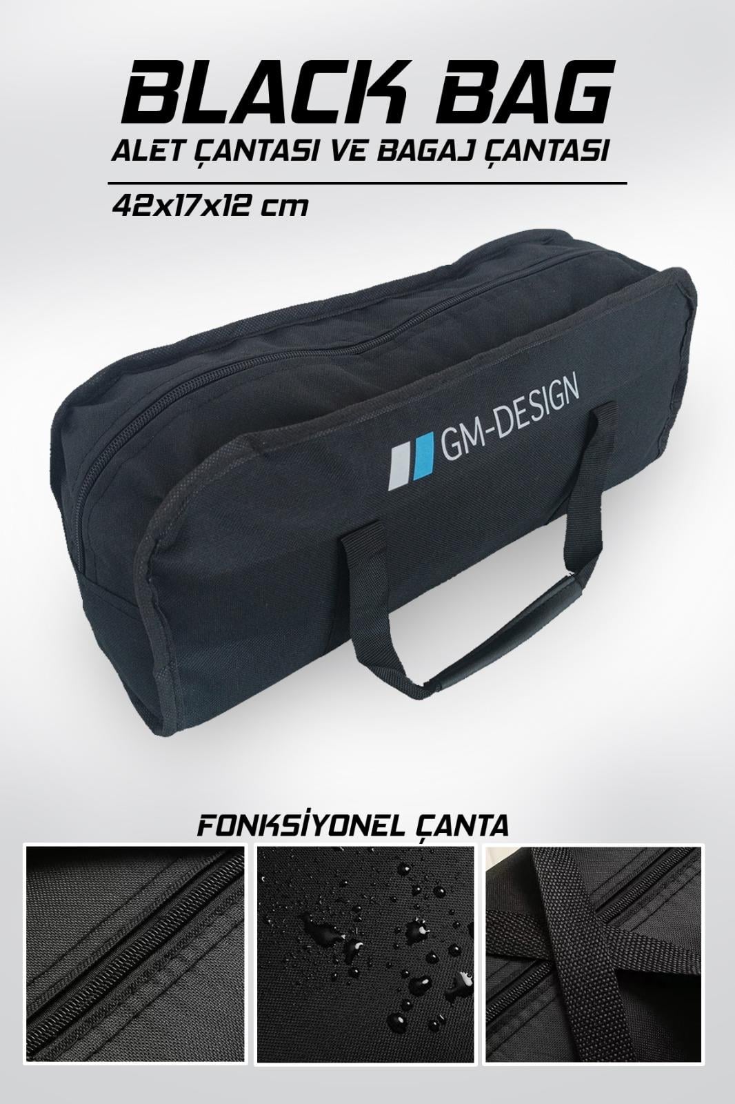 Black Bag Bagaj Çantası ve Alet Çantası 42x17x12 Cm