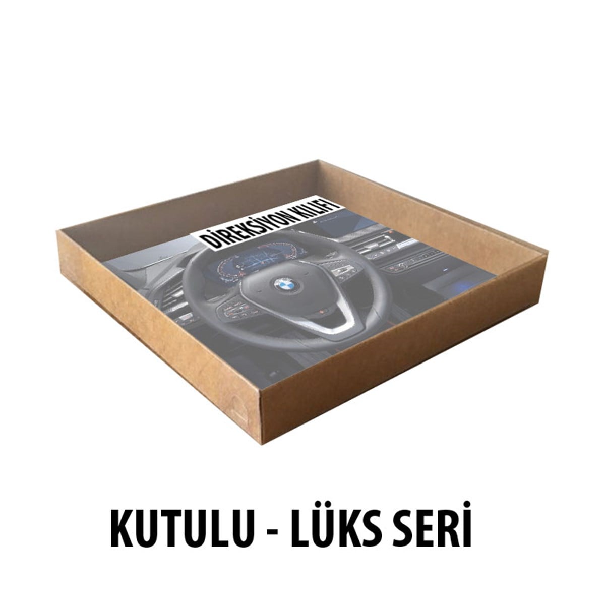 Elit Direksiyon Kılıfı Kırmızı Kutulu - Geçme
