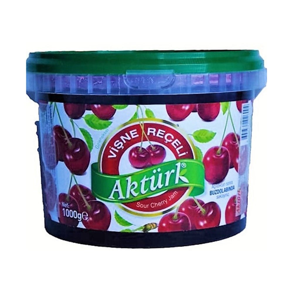 Aktürk Vişne Reçeli Plastik 1000 gr